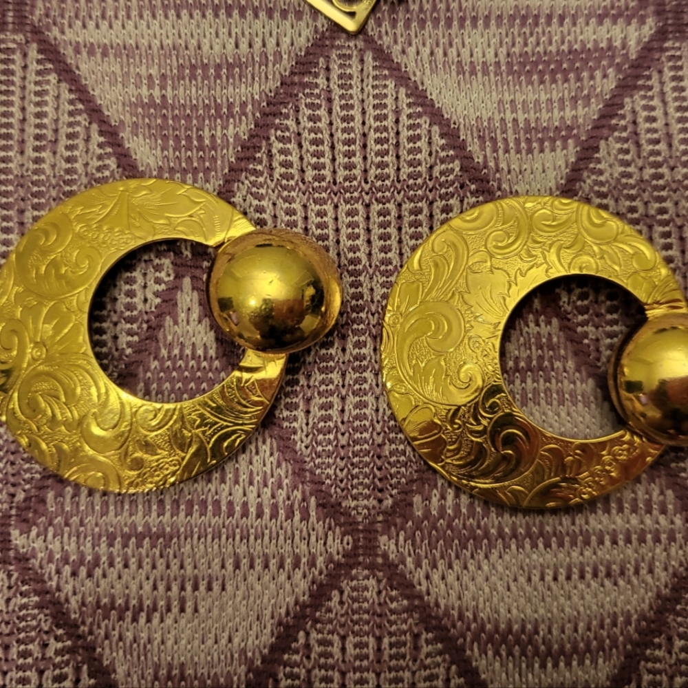 Golden earrings VINTAGE SHINED READY post backs